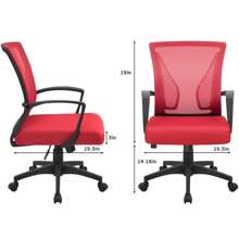 Sillas de oficina en casa - Rojo - Ver 7