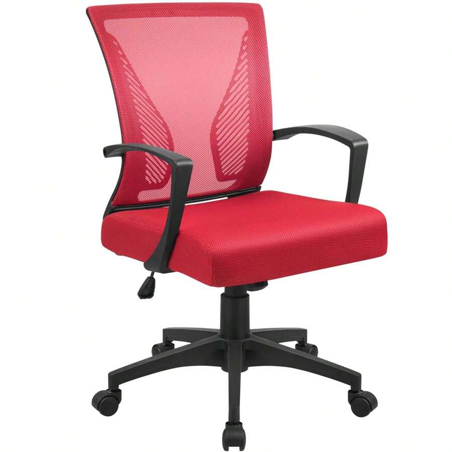 Sillas de oficina en casa - Rojo - Ver 1