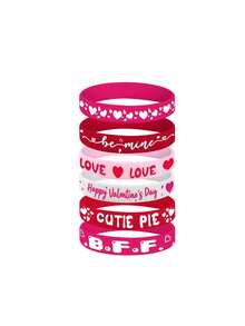 8 件性别揭示派对手链 - 彩色 - 查看 2