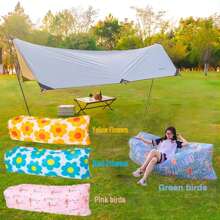 AlphaBeing Inflatable Lounger - Best Air Lounger Sofa For Camping, Hiking - Ideal Inflatable Couch For Pool And Festivals - Perfect Inflatable Beach Chair For Adults Camping Stuff - Multicolor - View 4