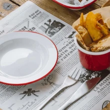 1入家用吸油烘焙＆烤肉紙,用於烤箱、蛋糕、矽膠、不粘雙面 - 棕色 - 查看 9