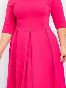 Women Dresses - Màu Hồng Tươi - Xem 5