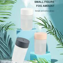 氛圍燈usb加濕器小型迷你臥室家用汽車辦公室空氣調節器房間香薰擴散器 - 粉色 - 查看 2