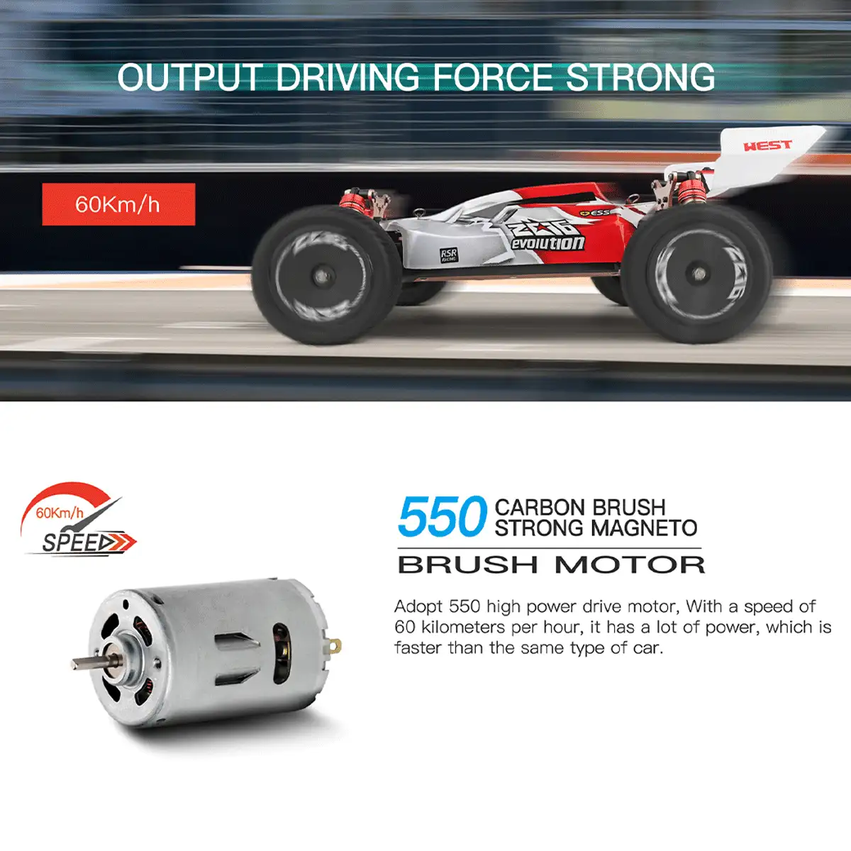 WLtoys 1/14 144001 RC Car 60KM/H 4WD Electric High Speed Racing Vehicle Off-Road Remote Control Car Toys For Kids - Green - View 7