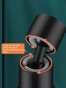 1入通用360度旋轉廚房水龍頭擴展器,附有防濺水設計的水槽,配備停水開關和外部接頭 - 黑色 - 查看 4