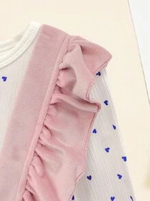 CASUAL POLKA DRESS SET - Baby Pink - View 4