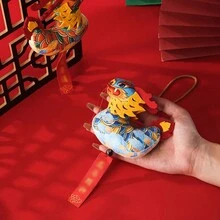 New Year Red Dragon Sachet - Fortune Design Year Of Birth Car Ornament - Traditional Creative Gift - Red - Full Of Blessings - View 4