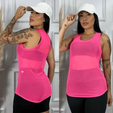 Women Outdoor Tees & Tanks - Rosa Fucsia - Ver 1