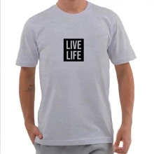 Men T-Shirts - 灰色 - 查看 1