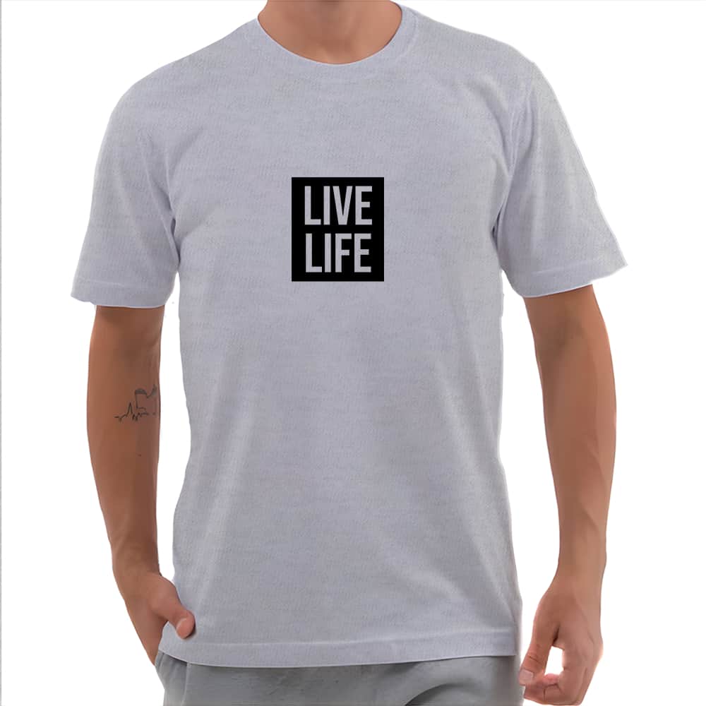 Men T-Shirts - 灰色 - 查看 1