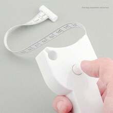 Cinta Métrica Para Medidas Corporales, Cinta Métrica Suave Retráctil Para Cintura, Brazos, Pecho Y Piernas, 1 Ud. - Blanco - Ver 7