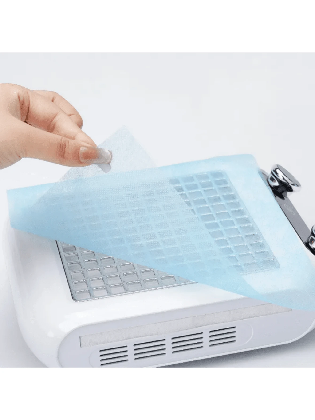 100 piezas de filtros de papel colector de polvo para uñas, 19x24cm, accesorios para taladro de uñas, a prueba de polvo, filtros de repuesto para colector de polvo de uñas, rosa, azul, blanco, suministros de arte de uñas, herramientas para uñas, de vuelta a la escuela, arte de uñas, herramientas para uñas (adecuado para uñas postizas) - Albaricoque - Ver 1