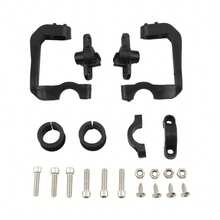 PowerMotor 1套堅固的藍色手套護手器,適用於川崎鈴木越野沙坑摩托車,摩托車配件 - 藍色 - 查看 2