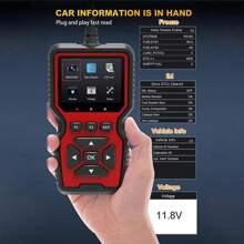 V519 客製化通用汽車 Obd Ii 診斷掃描器汽車故障檢測儀診斷掃描儀 - 紅色 - 查看 6