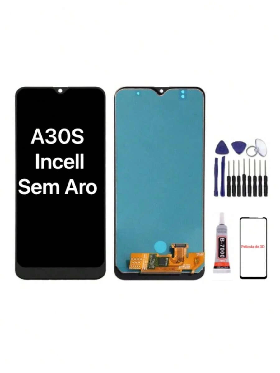 Mobile Phone LCD Screens - Tela Incell Sem Aro + Pelicula 3D + Chaves + Cola 15ml - 查看 1