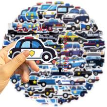 50入組警車貼紙,警察貼紙,警察禮物,警察官員禮品,警察商品,警察美學貼紙,泡沫塑料板防水貼紙,適用於水瓶、電腦、筆記本電腦、手機、行李的美學貼紙 - 彩色 - 查看 4