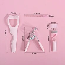 CIMACA 2 件套女士睫毛夹套装，包含睫毛夹和睫毛梳、化妆工具、睫毛修饰工具，打造美丽自然卷翘的睫毛，适合旅行、女性礼物、节日礼物 - 粉色 - 查看 12