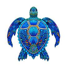 1件木製動物設計3d拼圖,教育玩具,成人房間裝飾貼紙,聖誕節感恩節禮物（可用於a3,a4和a5） - 米色 - 查看 1