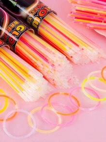 50pcs/100pcs Glow Stick With Connectors, Creative Gift, Party Decoration - Multicolor - View 7