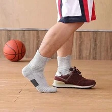 6 Pares Calceta Deportiva Hombre De Algodón - Negro - Ver 4