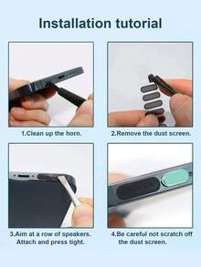 5入組手機塵塞、喇叭孔、聽筒、充電口清潔刷工具套裝,附有鑷子 - 綠色 - 查看 7