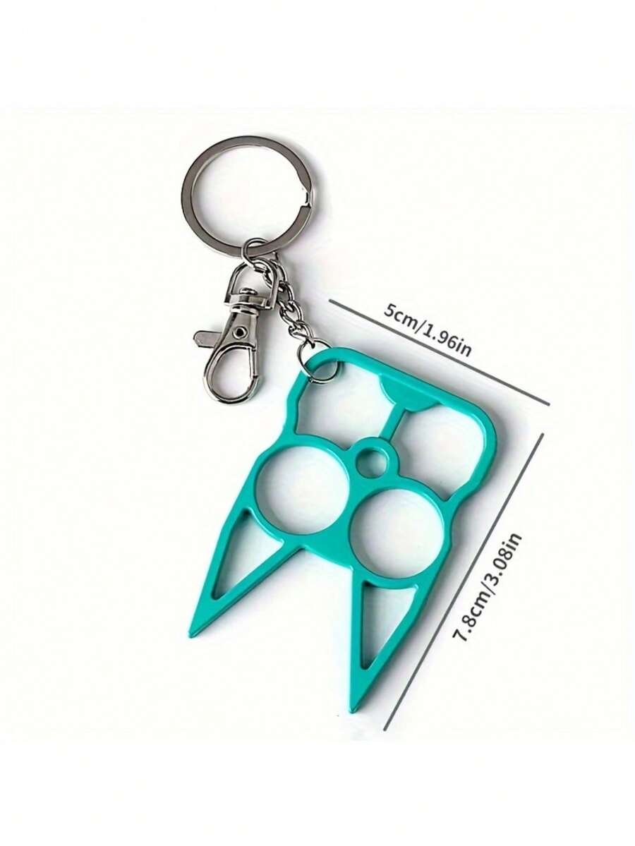 Cute Cat Keychain Hanging Buckle Car Hanging Buckle For Men Women Fashion Backpack Ornament Outdoor Backpack Charm Keychain - Mint Blue - View 1