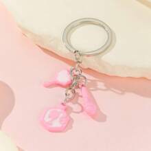 1個女性迷人時尚的甜味與辣味系列鑰匙扣,帶有鏡子、麥克風和袋子吊飾,是給朋友和摯友的完美禮物 - 彩色 - 查看 11