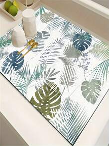 鐵質葉子圖案易於清潔餐墊，適用於家居廚房和餐廳裝飾 - 6 - 查看 1