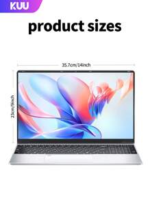 KUU Laptop Computer Pc 15.6 Inch 256GB, 512GB, 1TB SSD Windows 11 Intel  Office Computer Backlit With Fingerprint WiFI Wireless 4.2 Camera - US Plug - View 7