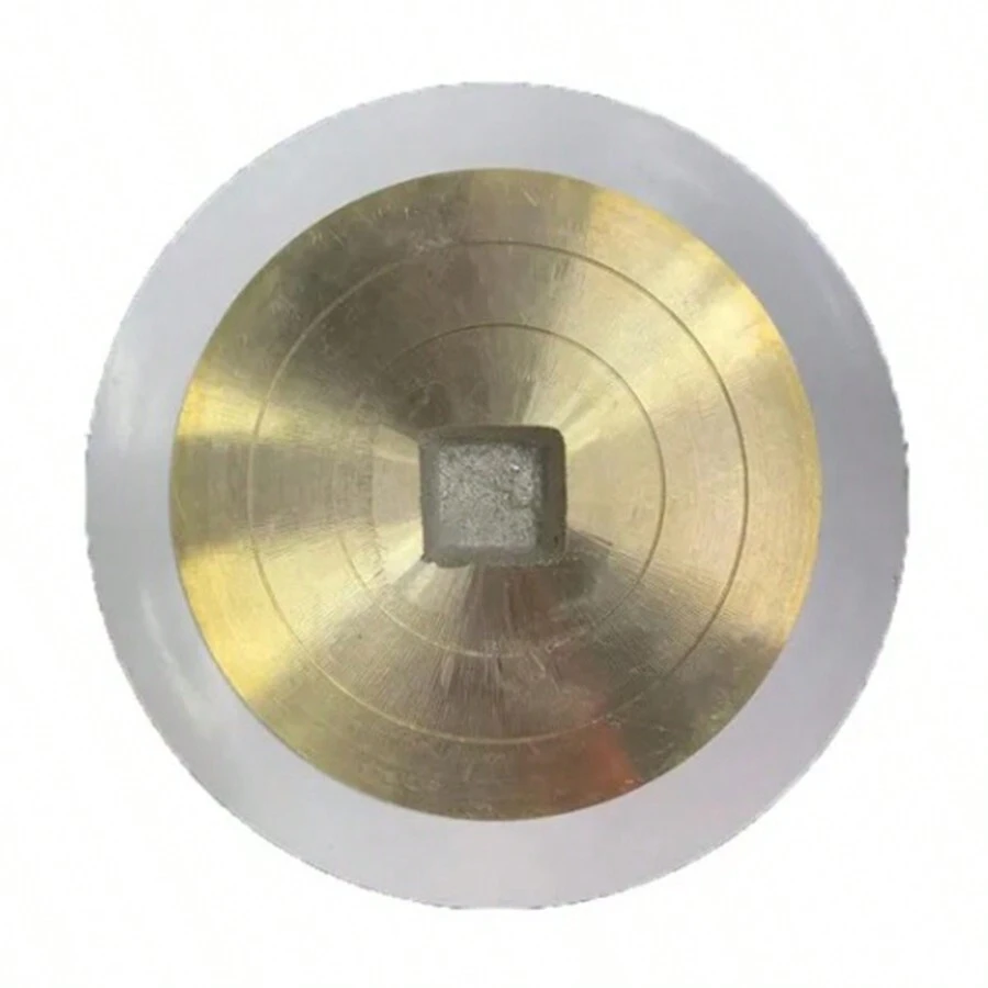 Tapón Registro PVC de Bronce 4 pulgadas - Blanco - Ver 1