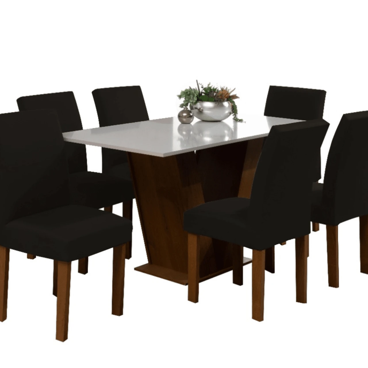 Kitchen Chair Covers - Black - View 1