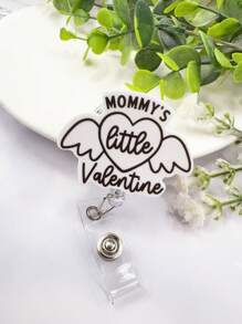 1pc Cute English Letter Lanyard For Work Id Card, Nurse Badge, Bus Pass, Keychain - Multicolor - View 29