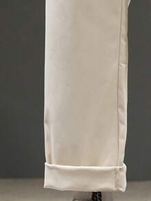 Men's Autumn & Winter Warm Sport Straight Pants - Khaki - View 4