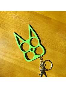 Cute Cat Keychain Hanging Buckle Car Hanging Buckle For Men Women Fashion Backpack Ornament Outdoor Backpack Charm Keychain - Mint Blue - View 4