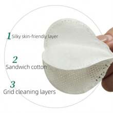 100 片/包珍珠圖案一次性化妝墊,適用於節水濕敷面膜,可拉伸,薄且安全密封,適合家庭使用 - 綠色 - 查看 8