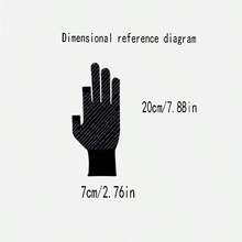 6 Or 12 Pairs/Set Half Finger Anti-Slip Gloves For Outdoor Activities Like Fishing, Tea-Picking, Delivery, Packaging, Featuring Touchscreen Function For Cycling - Multicolor - View 2