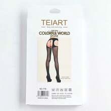 Short Stockings 3 Pieces - Black-25 - View 2