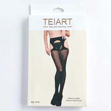 Short Stockings 3 Pieces - Black-25 - View 3
