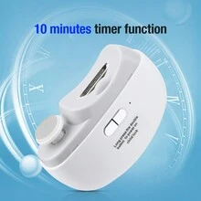 Hailicare Electric Nail Clipper | Smart Electric Nail Clipper With Anti-Pinch, Nail Polishing, Illumination, And Grinding Functions. Suitable For All Ages. Portable And Long Battery Life. High-End Packaging, Ideal As A Gift. Halloween - White - View 9