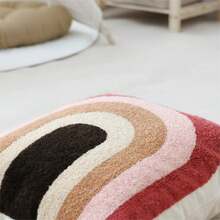 Original Design Cartoon Nordic Ins Style Sofa Cushion Cover For Living Room, Bed Headrest - Burgundy - View 7