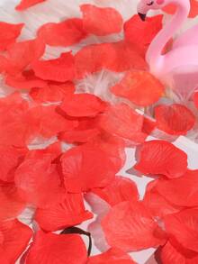 500pcs Artificial Rose Petals Valentine'S Day Wedding Party Decoration - Red - View 3