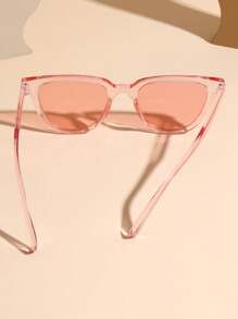 1 件女士超大时尚眼镜，夏季必备品，非常适合驾驶，大镜框打造更纤细的外观，非常适合日常生活和户外旅行配件 - 彩色 - 查看 10