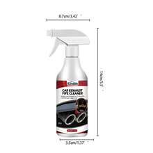 1pc 60ml Car Exhaust Cleaner Rust Remover Carbon Remover Black Smoke Cleaner Car Motorcycle Maintenance - White - View 2