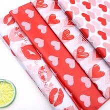 1set 10 Sheets 20x26 Inch Cracked Heart Pattern White Background Wrapping Paper For Valentine'S Day, Birthday, Wedding, Party Gift Packaging - Cracked Heart On White Background - View 3