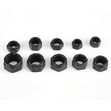 Juego De Extractores De Pernos Y Tuercas Dañados 10pzs Alta Calidad - Plateado - Ver 4