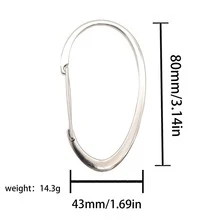 12入組鍍鉻簡約設計的圓形勾子淋浴簾/窗簾環,承重力強,防水防鏽,適用於客廳、臥室和壁櫥 - 鉻色 - 查看 3