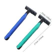 5 件裝男士和女士手動剃須刀。非常適合腿部毛髮、腋毛和其他身體毛髮去除。飯店、浴室等拋棄式刮鬍刀 - 藍色5個裝 - 查看 2