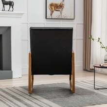 Comfortable Rocking Chair For Living Room - Black - View 2