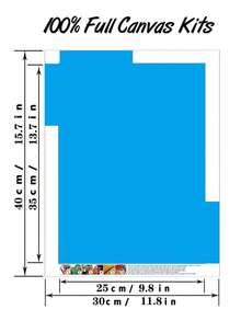 1入組30*40厘米/ 11.8 * 15.75英寸無框diy 5d鑽石畫套件,全鑽花鳥鑽石畫,十字繡,牆面裝飾工藝品 - 彩色 - 查看 2