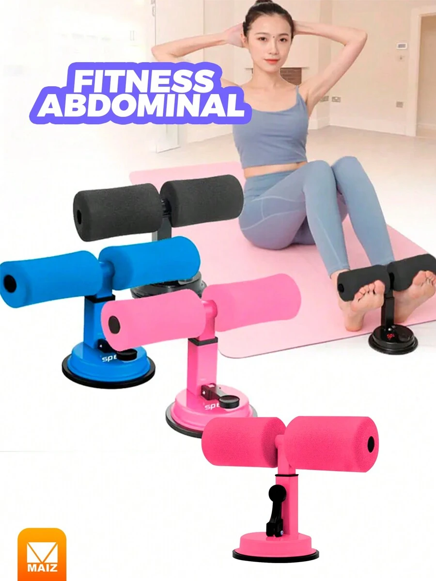 Soporte de barra para abdominales - Rosa - Ver 1